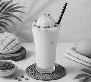 Mango Shake With Ice Cream