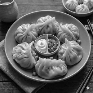Chicken Steamed Momos [6 Pieces]