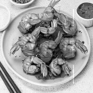 Jumbo Prawns Salt & Pepper Style