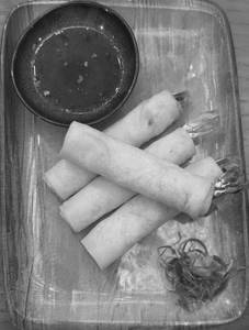 Crispy Prawns Almond Roll