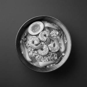 Prawns Spicy Miso Ramen Soup