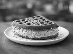Dubai Pistachio Kunafa Waffle