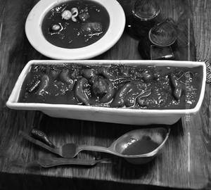 Chilli Mushroom  [Gravy]