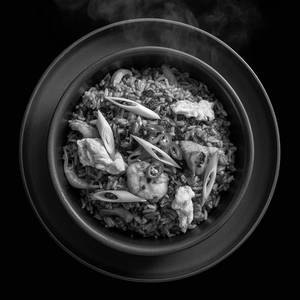 Chicken + Prawn Chilli Garlic Fried Rice