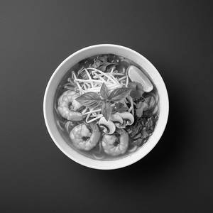 Prawns Pho Soup