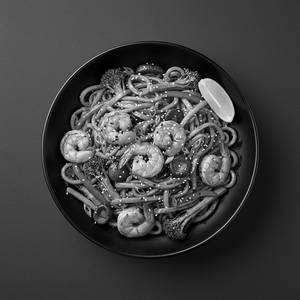 Prawns Yaki Udon Noodles