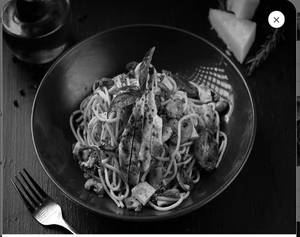 Spaghetti Aglio Olio Chicken And Mushroom