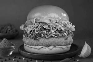 Cajun Spicy Paneer Burger.