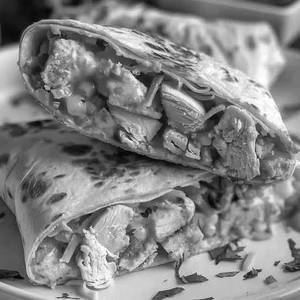 Chicken cheese wrap