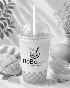 Mango Milk Popping Boba