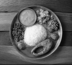 Fish Thali(1PCS KATLA)