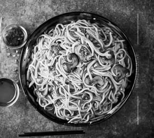 Mushrooms noodles
