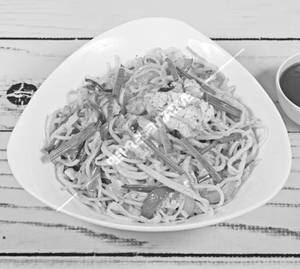 Chicken butter garlic noodles