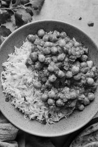 Chola Sabji With Rice