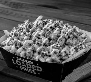 Chicken loaded fries