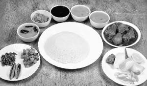 Desi Pork Thali