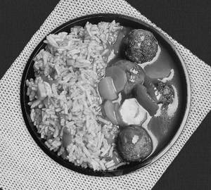 Veg Manchurian With Fried Rice Bowl [500 g]