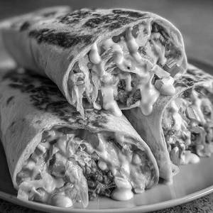 Paneer cheese wrap