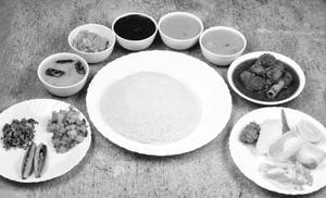 Mutton (Khasi) Thali