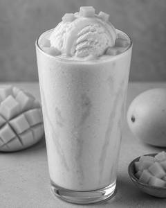 Mango Milkshake With Ice Cream