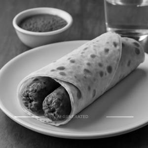 Double Kebab Roll in Rumali Roti