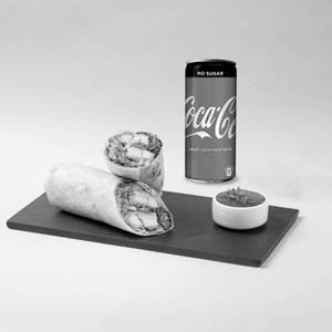 Chicken Tikka Wrap Combo + Coke Zero