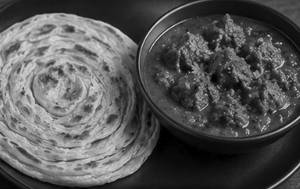 Parotta + Mutton Masala