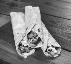 Double egg chicken roll