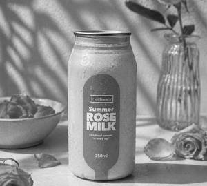 Summer Rose Milk Can