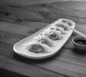 Classic Steamed Tuna Fish Momo                               