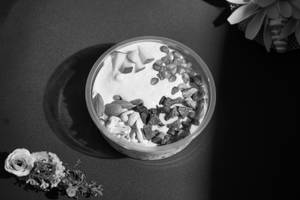 Cream Fruit Salad With Dry Fruit