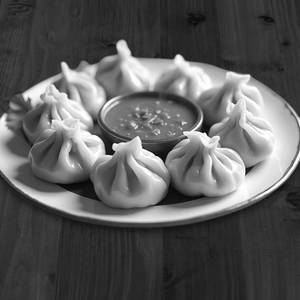 Veg Steamed Momos [8 Pieces]
