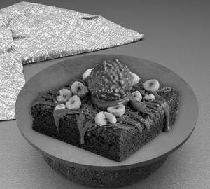 Nutella Hazelnut Rocher Gooey Brownie (100 g)