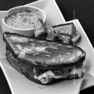 Tandoori Mushroom Grilled Cheese Sandwich