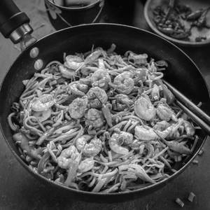 Prawns Hakka Noodles