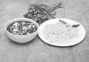Chole Masala With Jeera Rice