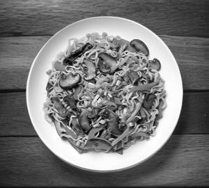 Mushroom noodles
