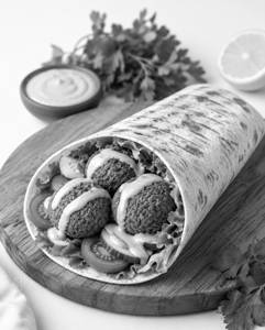Arabic Falafel Wrap
