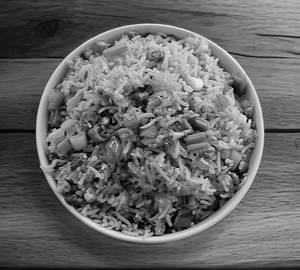 Chilly garlic fried rice [veg]