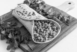 Corn & Peas Wrap