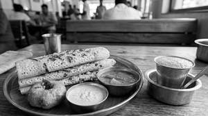 Onion Dosa + Vada(1pc) + Coffee               