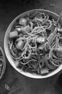 Paneer noodles