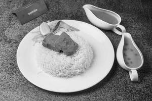 Basmati Rice And Dhokar Dalna Combo