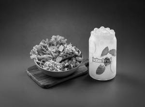 Seoul Sausage Protein Bowl + Mint Mojito