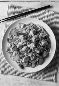 Chicken Noodle Chow Mein  [ Plain Hakka, Schezwan, Garlic, Special]