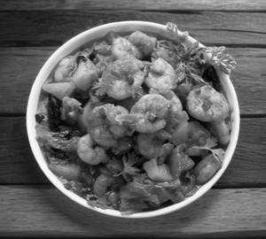 Pan Fried Chilly Prawn [Dry] [6 Pieces]