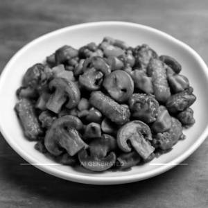 Mushroom Baby Corn Chilli