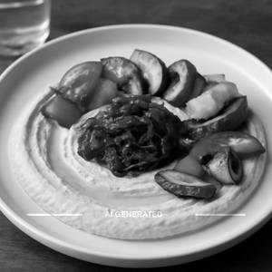 Hummus Caramelised Onion  & Grill Vegetable