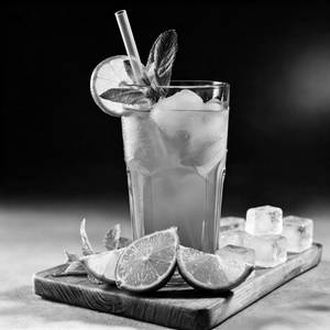 BLUE CURACO MOJITO