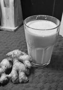 Ginger Milk- ( Serves -3 )